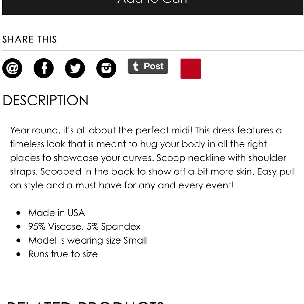 New Naked Wardrobe red nw tank midi stretchy dress - Picture 8 of 8